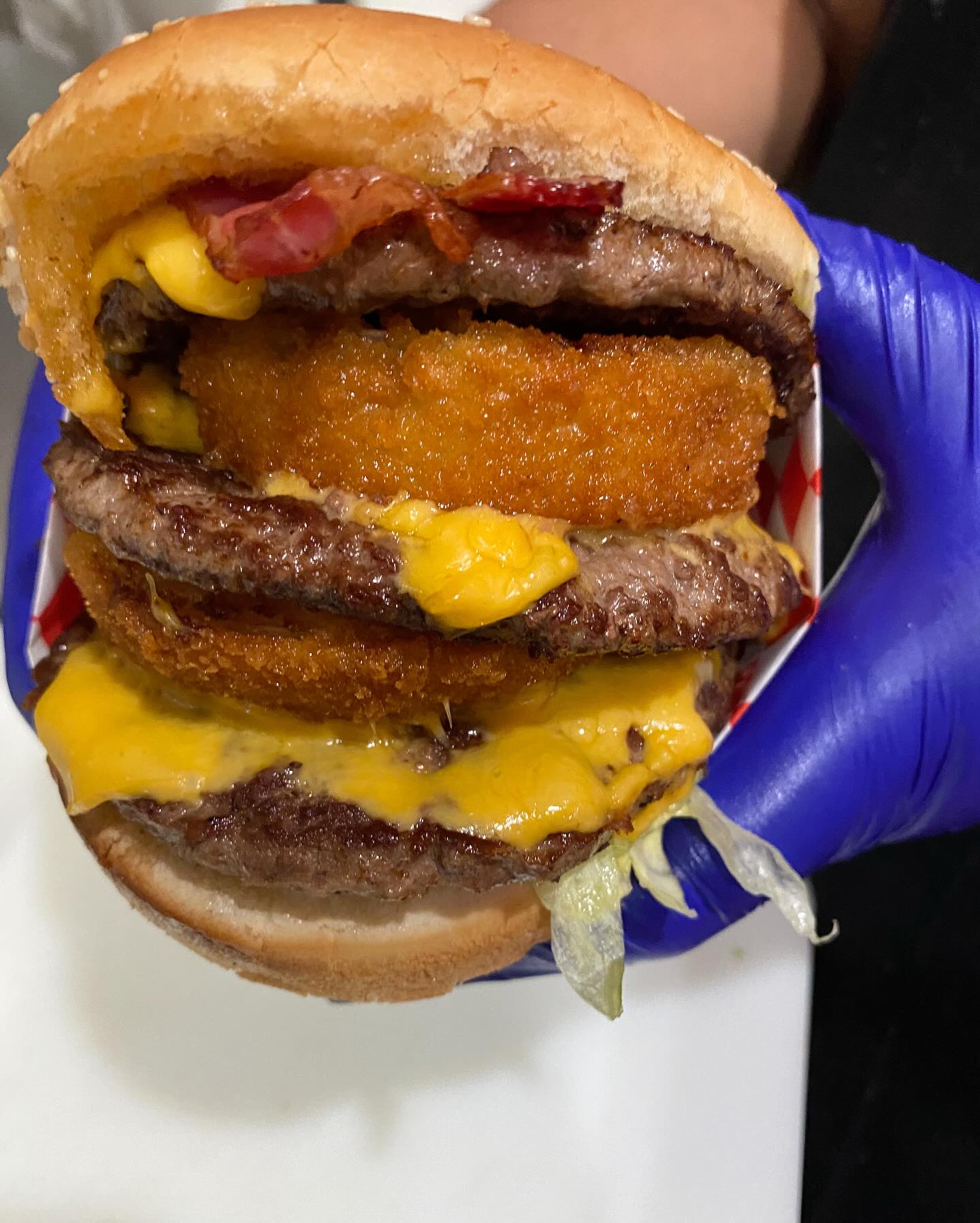Behind the scenes - building the specialty burger