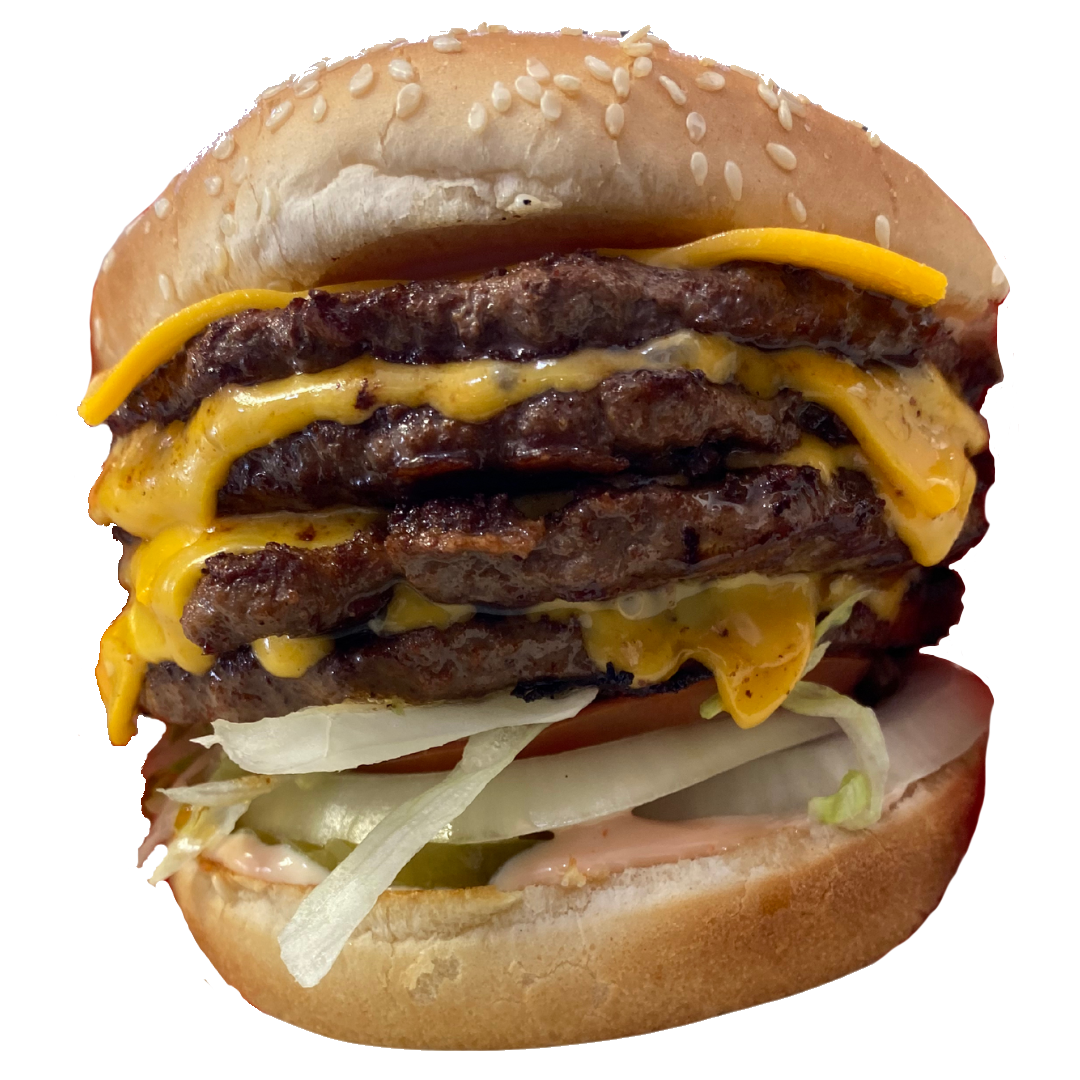 Sam's Burger — fresh never-frozen beef